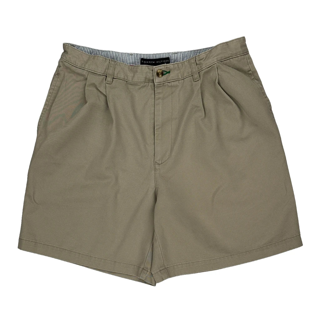 Short Chino Homme Peter Manning – Kaki – Taille 33W – Plat Devant