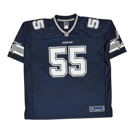 Dallas Cowboys N.F.L. Pro Line Jersey - 2XL Navy Polyester