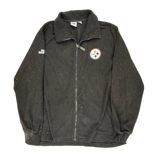Pittsburgh Steelers Nfl Football Fleece - XL Black Polyester