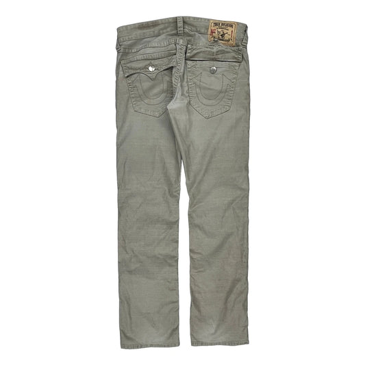 True Religion Jeans - 32W 31L Grey Cotton Blend