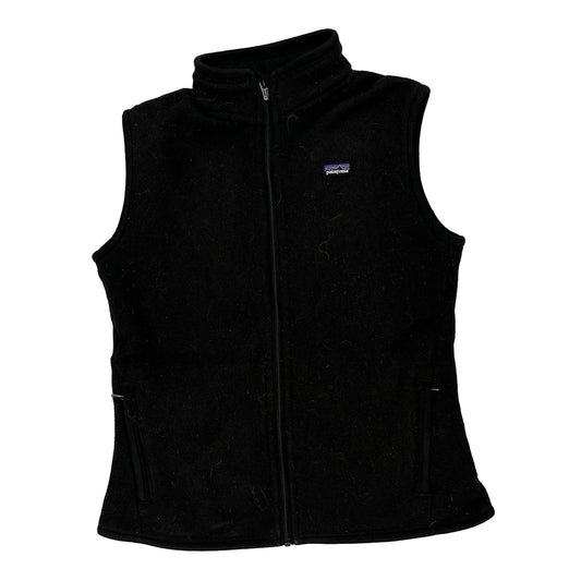Patagonia Fleece Gilet - Large Black Polyester