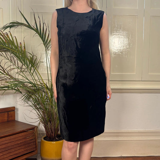 Cheap & Chic Moschino Mini Dress - Medium Black Velvet