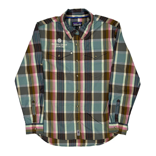 Brush Creek Ranch Patagonia Checked Shirt - Medium Multicoloured Cotton