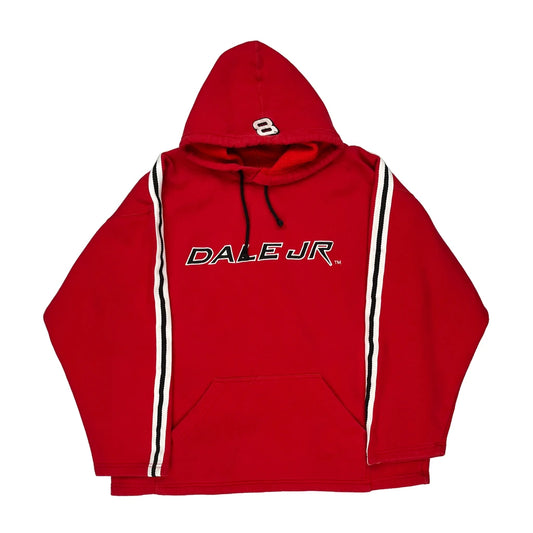 Dale Jr. Winners Circle Nascar Hoodie - Large Red Cotton