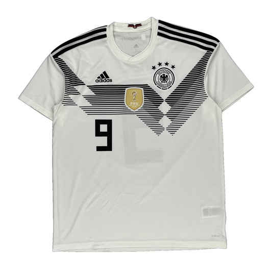 2018 Germany Adidas Football Shirt - Large White Polyester