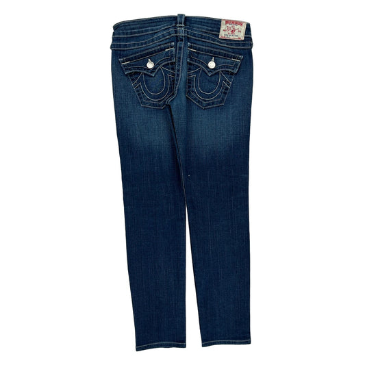 Made In USa True Religion Skinny Jeans - 29W UK 8 Blue Cotton