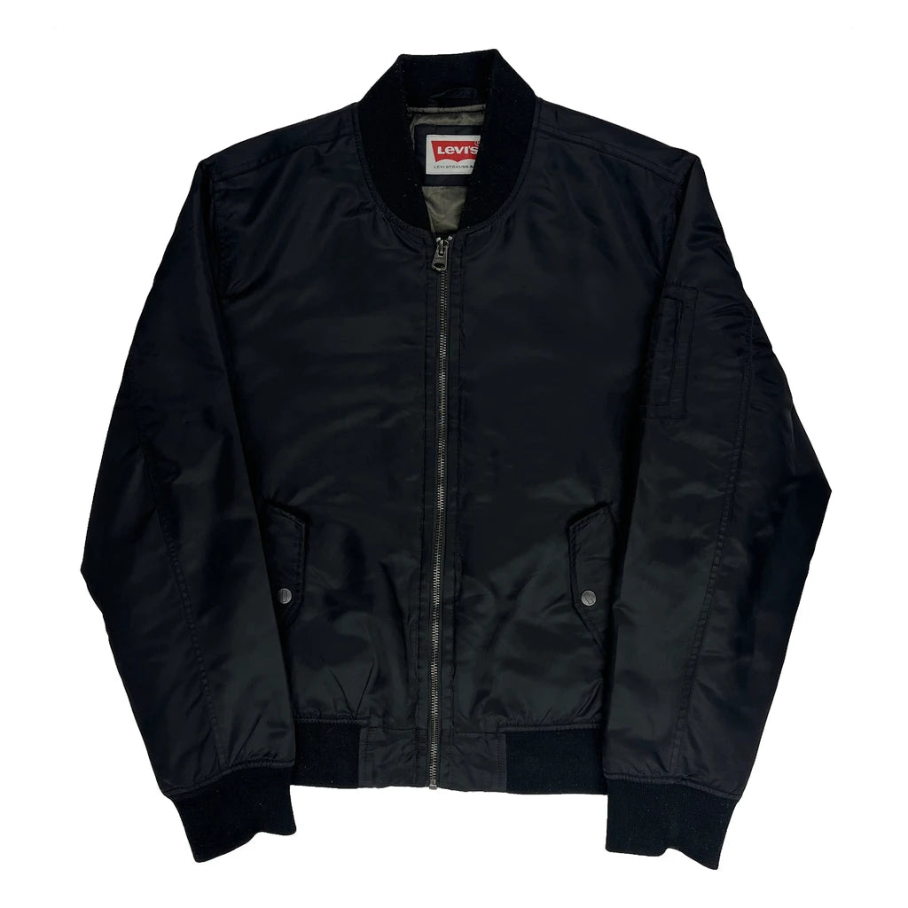 Levis Ma1 Bomber Jacket - Large Black Polyester