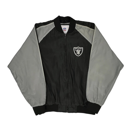 Las Vegas Raiders Nfl Varsity Jacket - XL Black Nylon