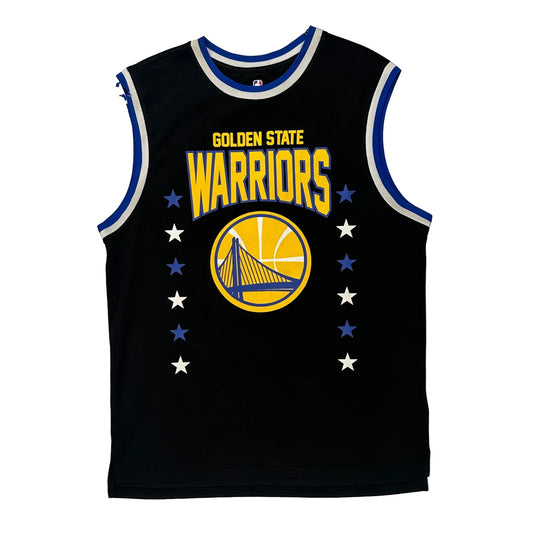 Golden State Warriors Nba Jersey - Large Black Polyester