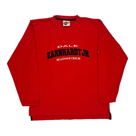 Dale Earnhardt Jr. Winners Circle Nascar Sweatshirt - Large Red Polyester Blend