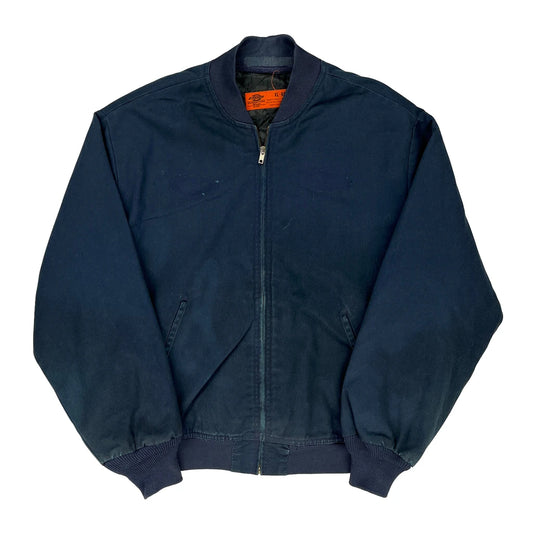 Dickies Bomber Jacket - XL Navy Cotton