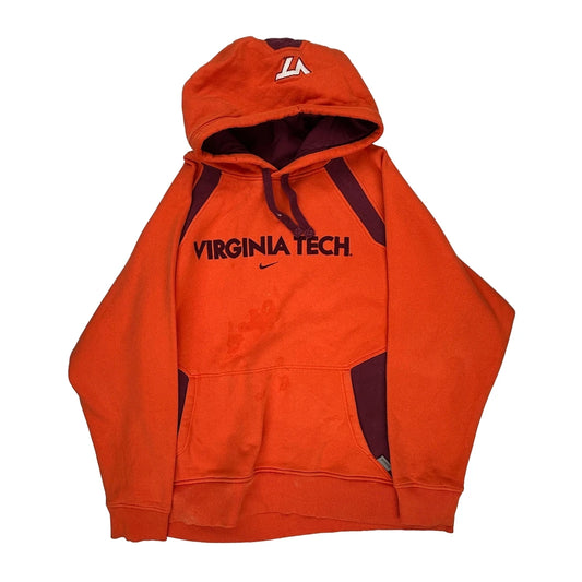 Nike College Hoodie - XL Orange Cotton