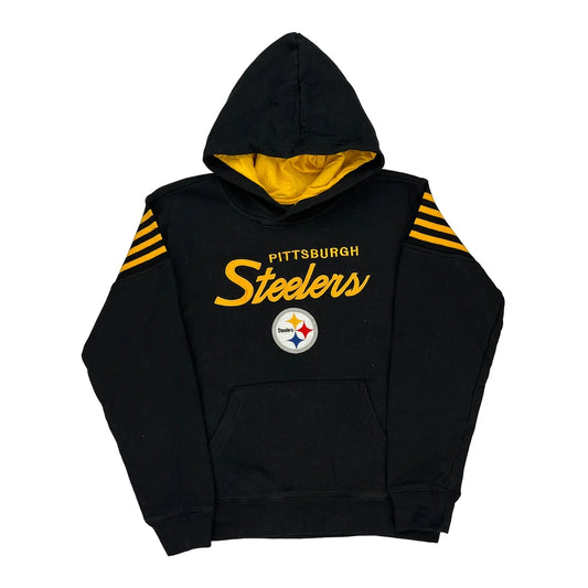 Pittsburgh Steelers, Age 14-16 Nfl Hoodie - Large Black Cotton