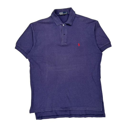 Polo By Ralph Lauren Polo Shirt - Large Purple Cotton