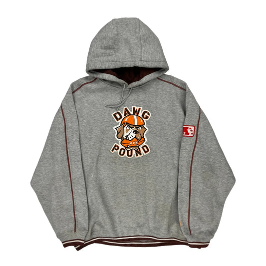Dawg Pound Lee Sport Graphic Hoodie - XL Grey Polyester Blend