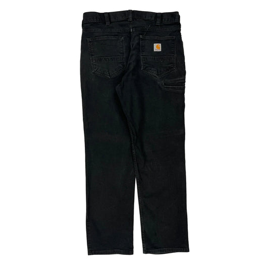 Carhartt Carpenter Trousers - 34W 31L Black Cotton