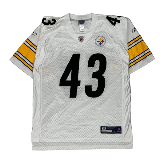 Pittsburgh Steelers Reebok Nfl Jersey - Large White Polyester