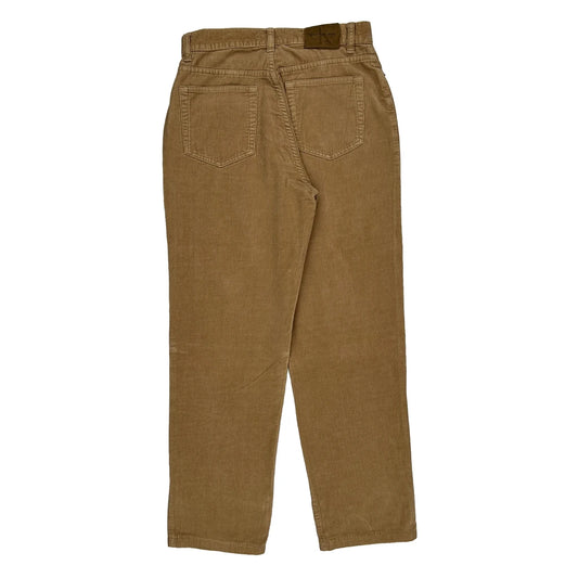 Calvin Klein Cord Trousers - 29″ Waist Beige Cotton