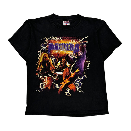 Pantera Reinventing The Steel Tour 2000 No Problem Band T-Shirt - Large Black Cotton