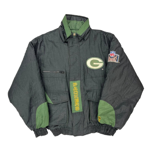 Green Bay Packers Pro Player Nfl Jacket - Medium Green Nylon