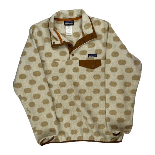 Synchilla Patagonia Polka Dot Fleece - Medium Beige Polyester
