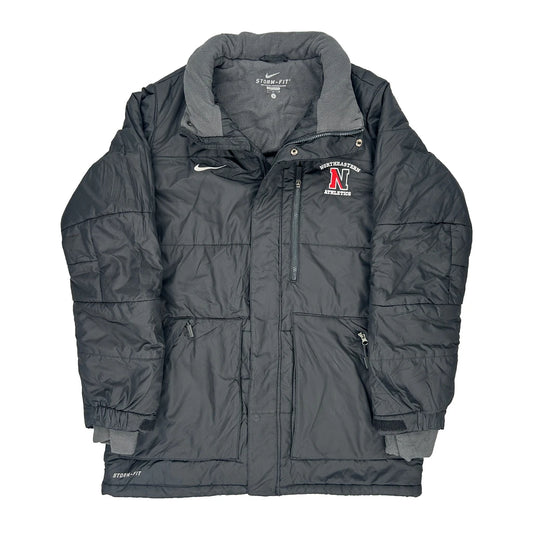 Northeastern Athletics Nike Puffer - Large Black Polyester