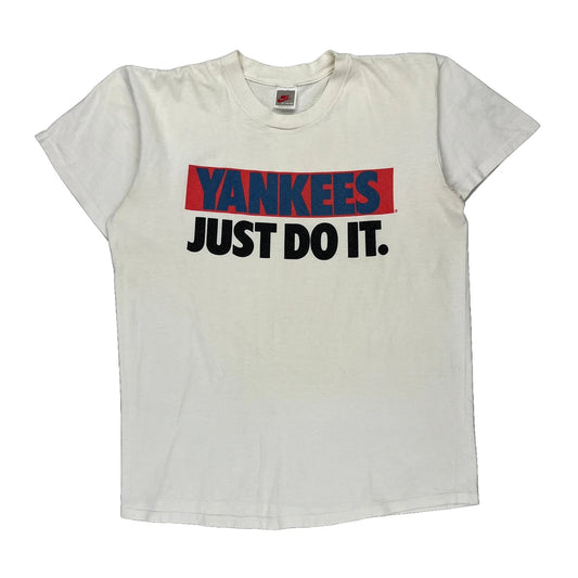 Yankees Made In Usa Nike Mlb T-Shirt - XL White Cotton