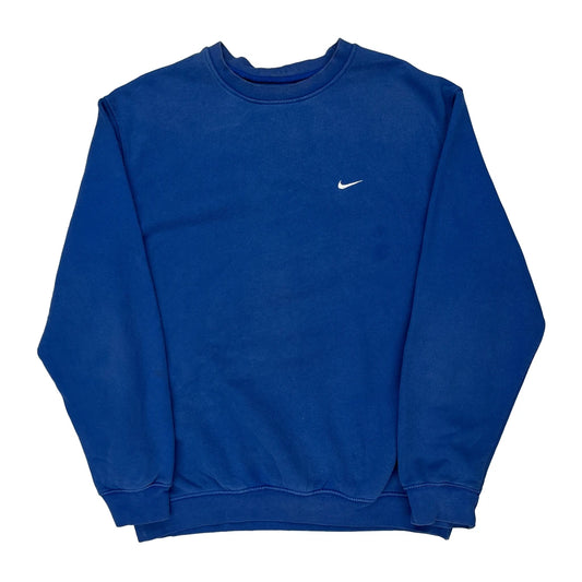 Nike Sweatshirt - Large Blue Cotton