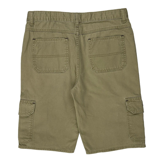 Wrangler Cargo Cargo Shorts - 30W UK 10 Khaki Cotton