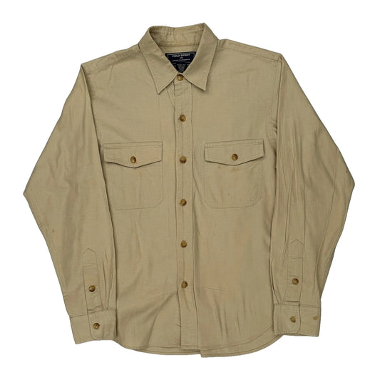 Polo Sport Shirt - Medium Beige Cotton