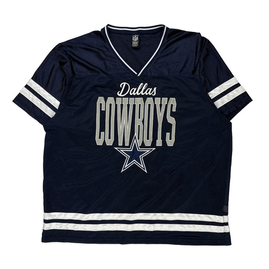 Dallas Cowboys N.F.L. Team Apparel Nfl Jersey - 2XL Navy Polyester
