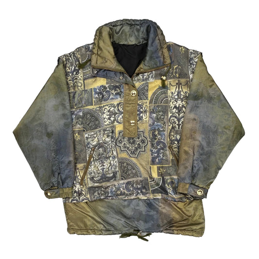 1980'S Unbranded Ski Jacket - Large Multicoloured Polyester