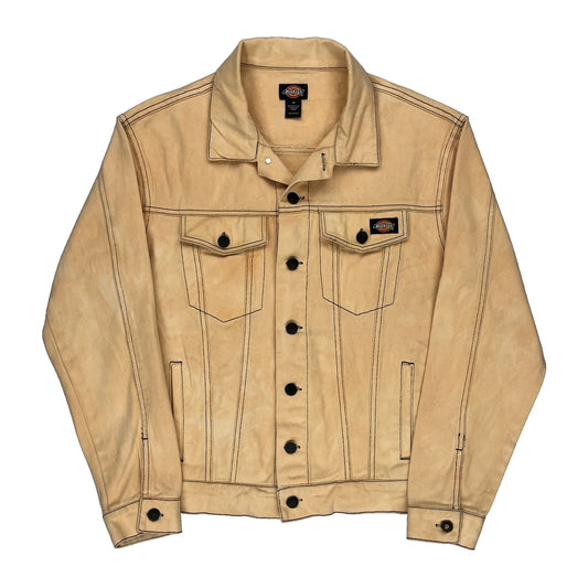 Dickies Graphic Denim Jacket - Medium Beige Cotton
