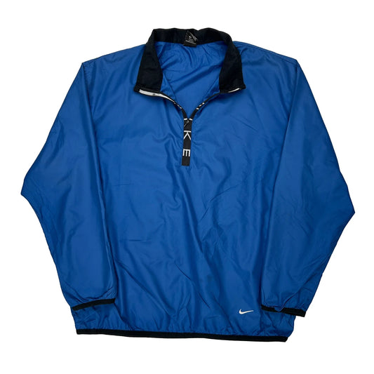 Nike Windbreaker - XL Blue Polyester