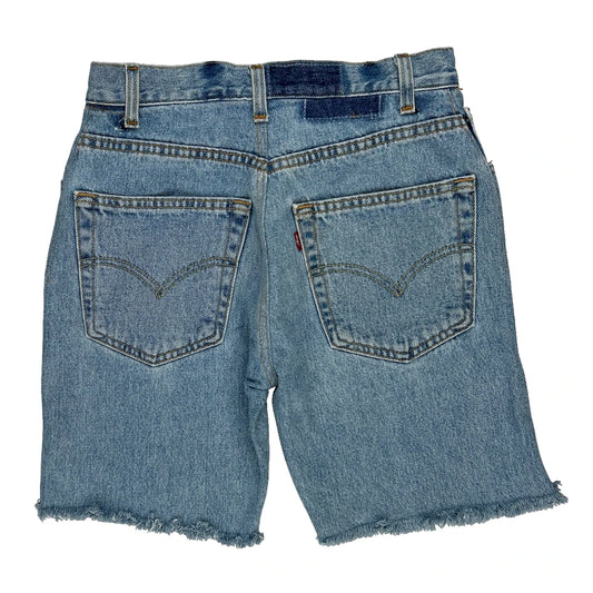 Levis Denim Shorts - 26W UK 6 Blue Denim
