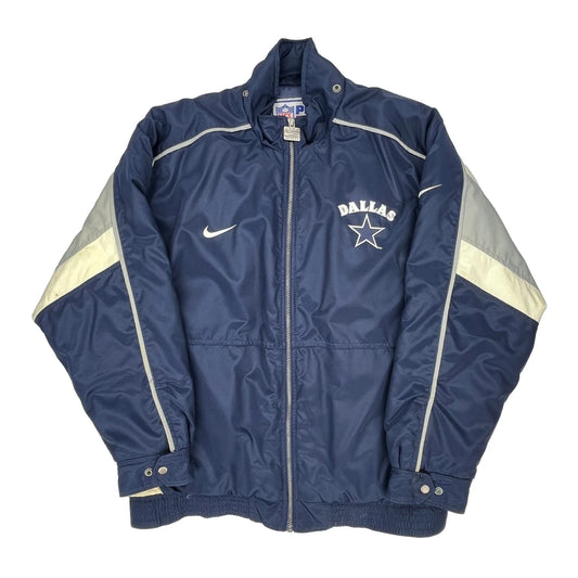 Dallas Cowboys Nike Nfl Jacket - XL Navy Nylon