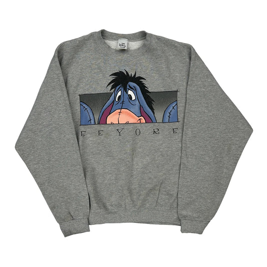 Made In USA Disney Sweatshirt - Medium Grey Cotton