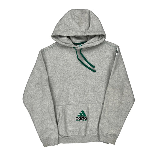 Adidas Equipment Hoodie - XS Grey Cotton Blend