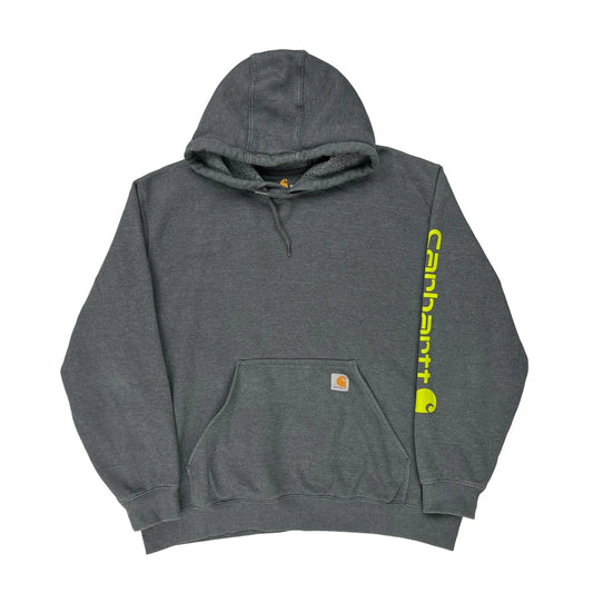 Carhartt Hoodie - 2XL Grey Cotton Blend