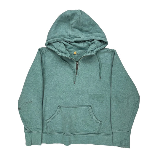 Carhartt Hoodie - 2XL Green Cotton Blend