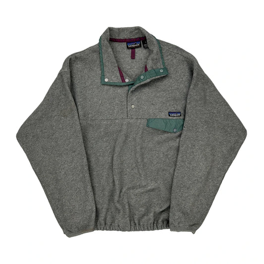 Synchilla Patagonia Fleece - Large Grey Polyester