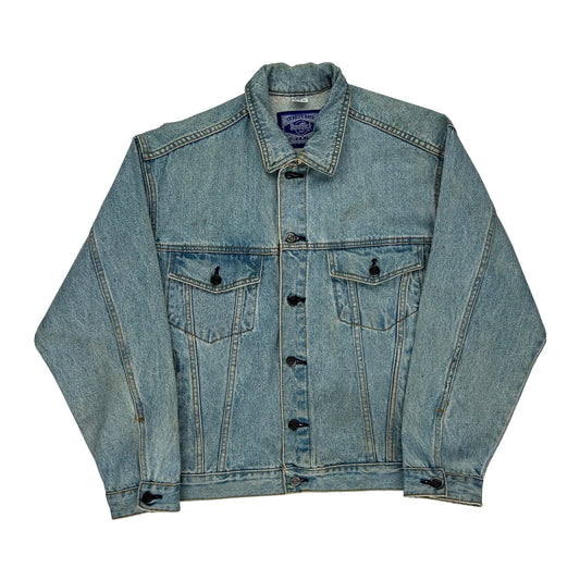 Atlanta Hard Rock Cafe Denim Jacket - Small Blue Cotton