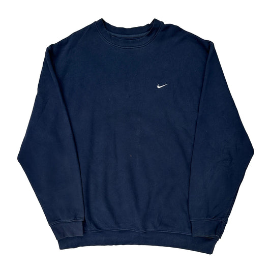 Nike Sweatshirt - 2XL Navy Cotton