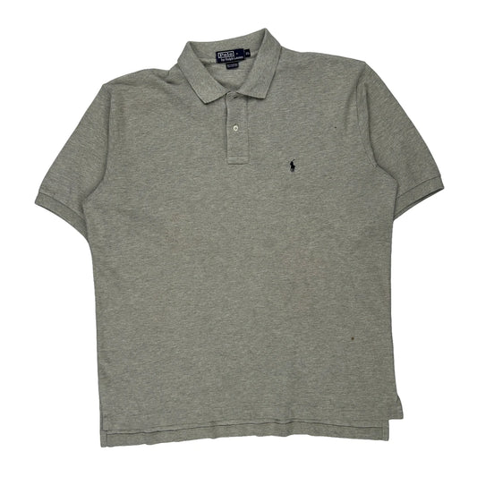 Polo By Ralph Lauren Polo Shirt - XL Grey Cotton