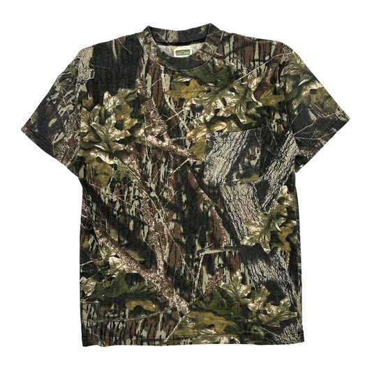 Mossy Oak T-Shirt - Medium Camo Cotton Blend