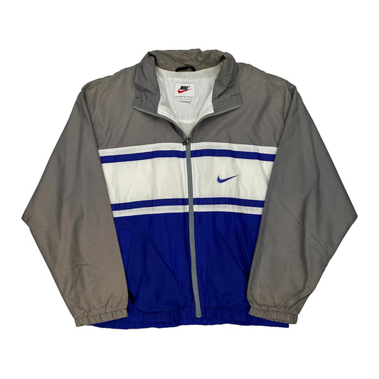 Nike Jacket - Medium Blue Nylon