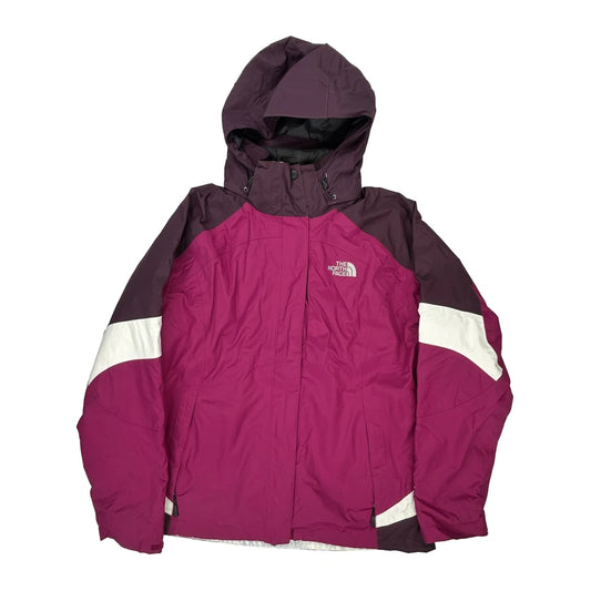 The North Face Ski Jacket - Large Purple Polyester