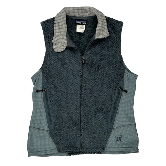 Patagonia Fleece Gilet - Small Blue Polyester
