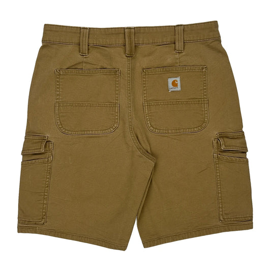 Carhartt Cargo Cargo Shorts - 30W UK 10 Brown Cotton