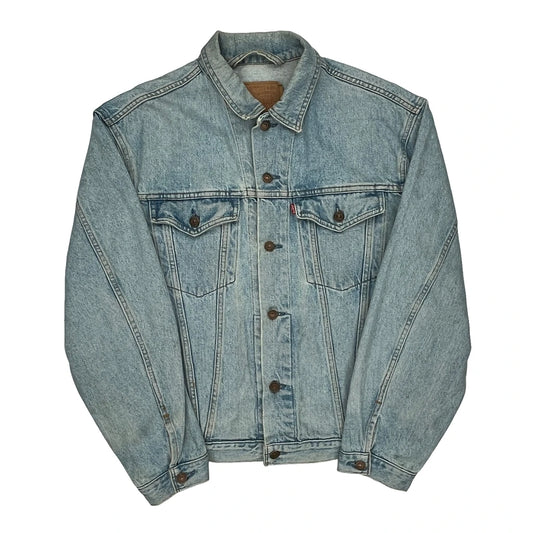 Levis Denim Jacket - Small Light Wash Cotton